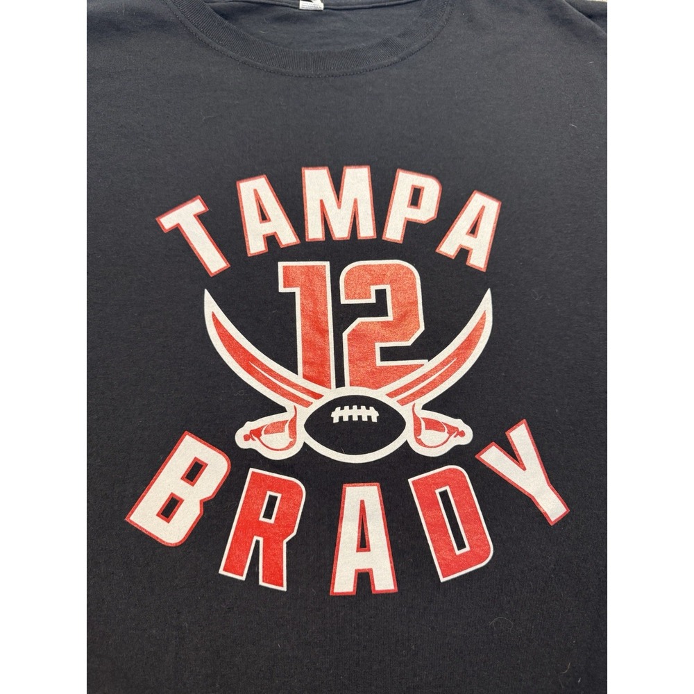 Tampa Bay Shirt Size 3xl Tom Brady Womens Football Top NFL‎ Black Buccaneers